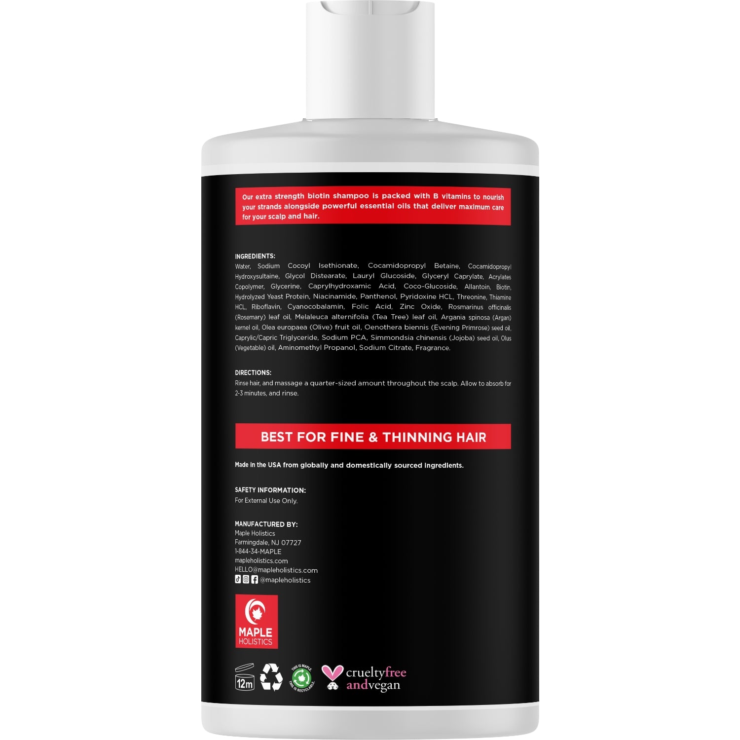 Biotin Extra Strength Shampoo