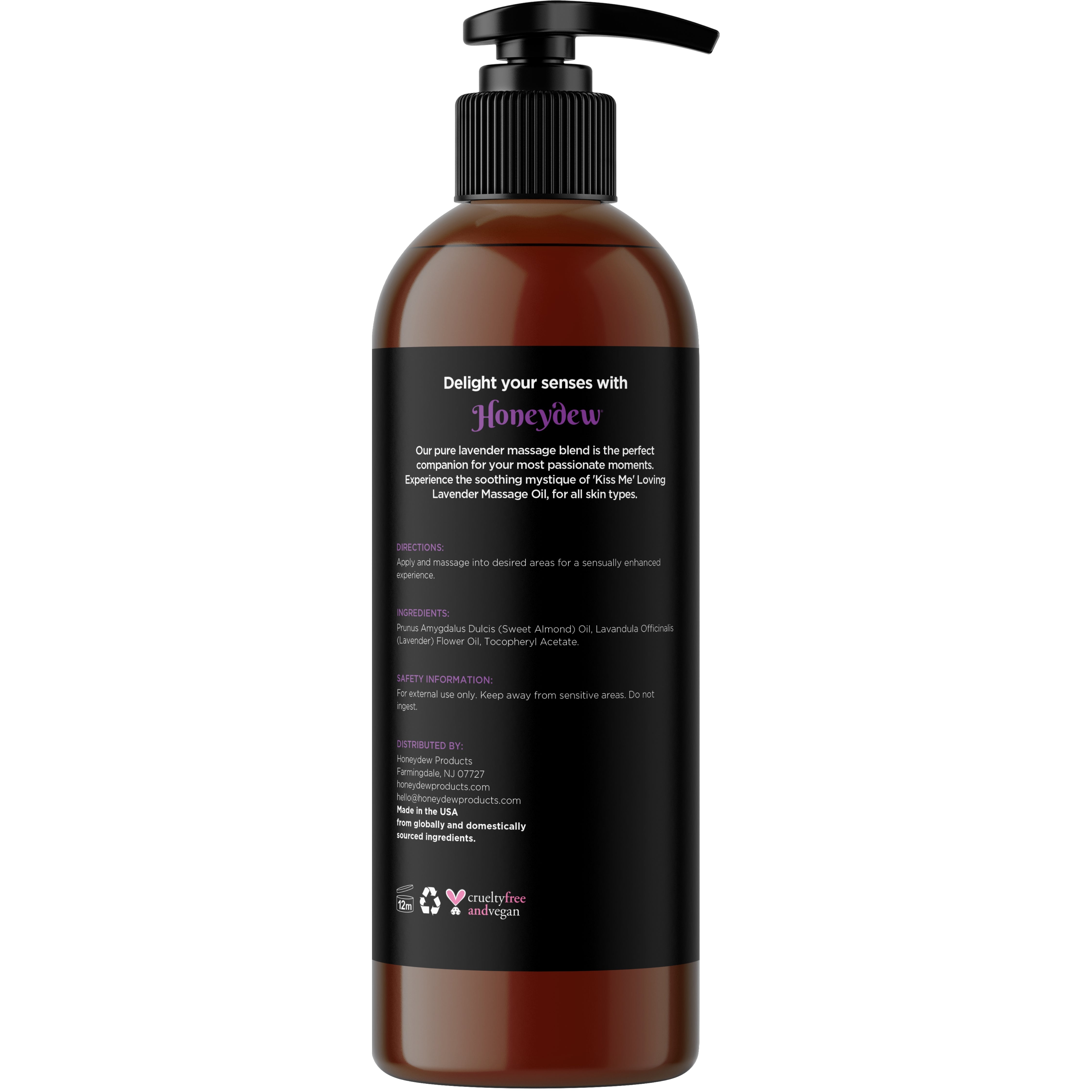 Sensual Lavender Massage Oil