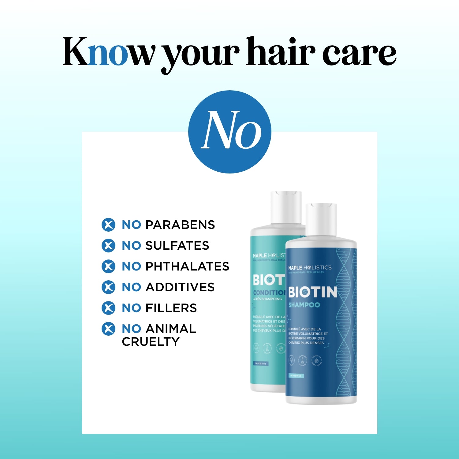 Biotin Shampoo and Conditioner Set - EU Shipping