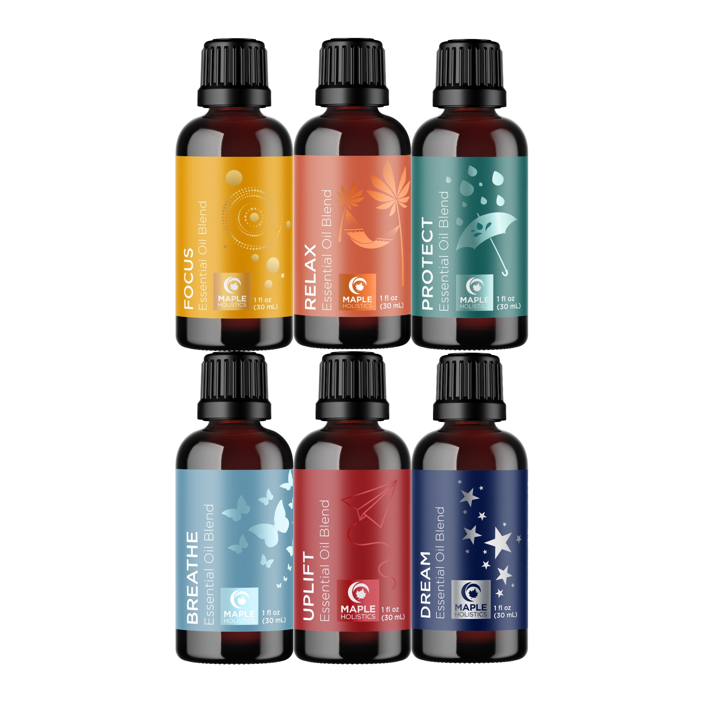 Essential Oil Blends Set Pack of 6