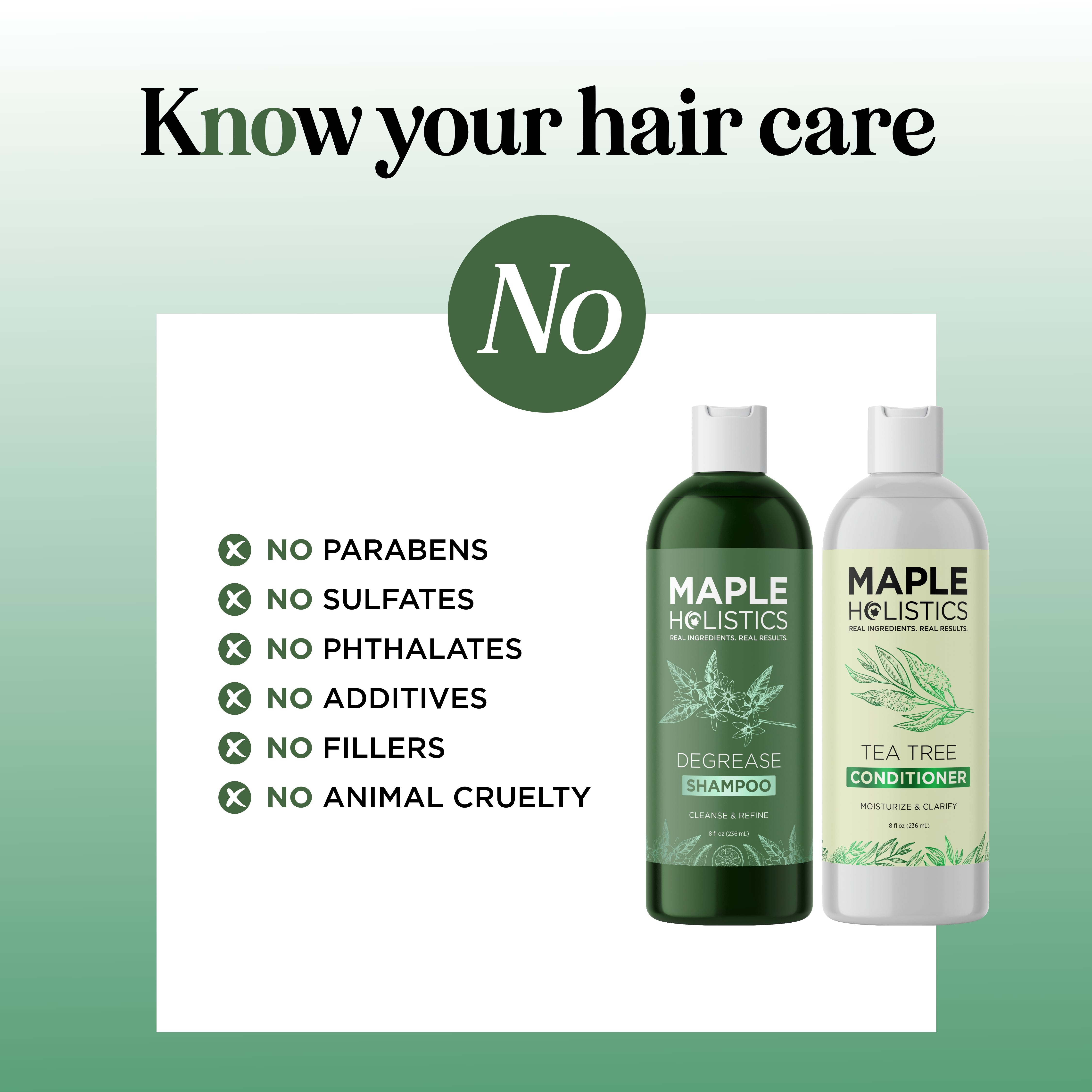 Degrease Shampoo & Tea Tree Conditioner Set