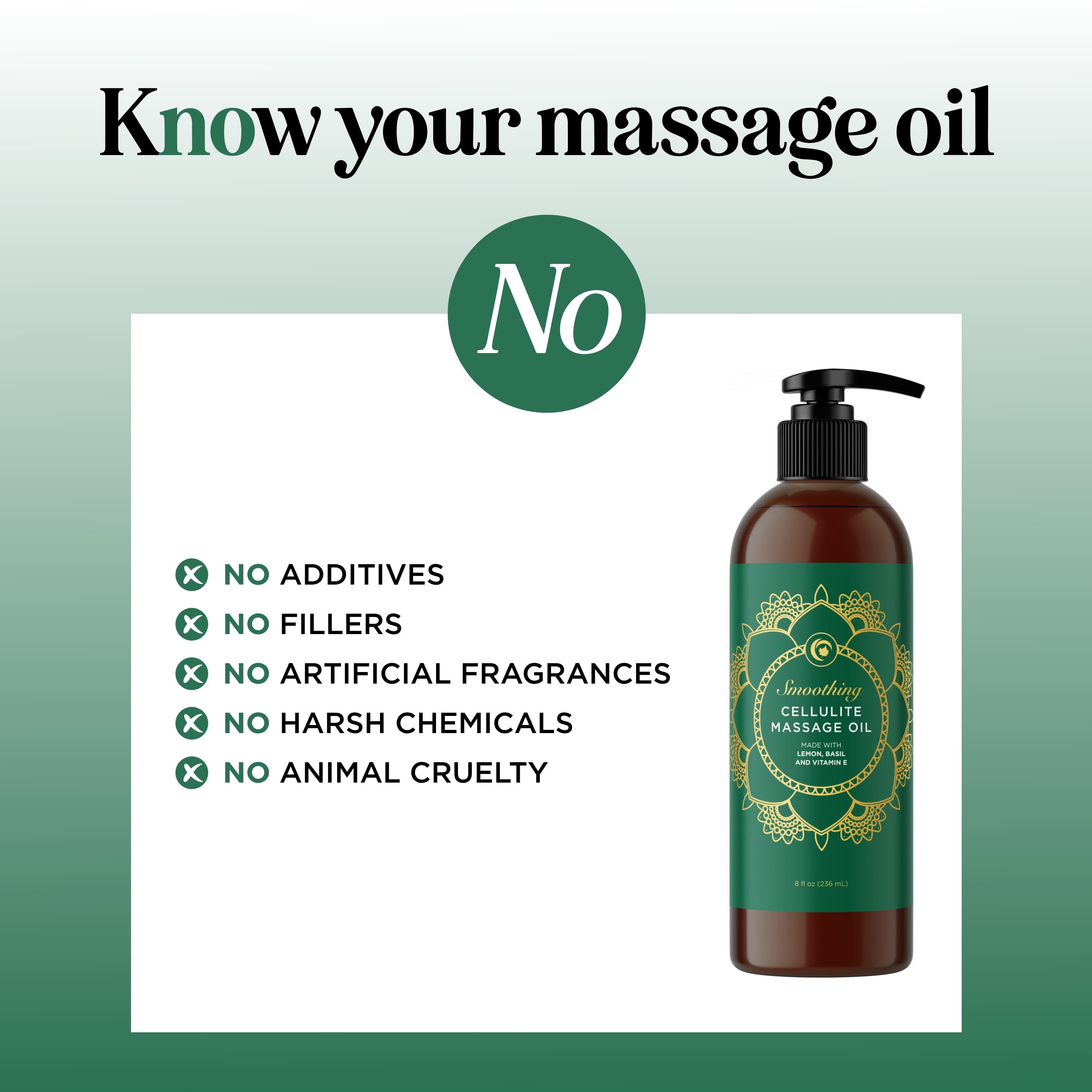 Smoothing Cellulite Massage Oil