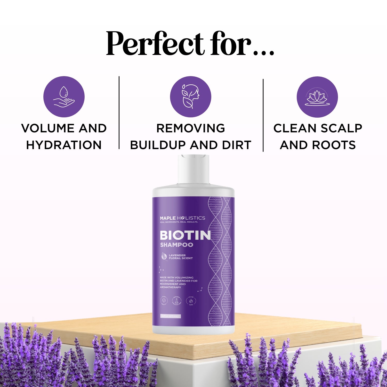 Lavender Floral Biotin Shampoo