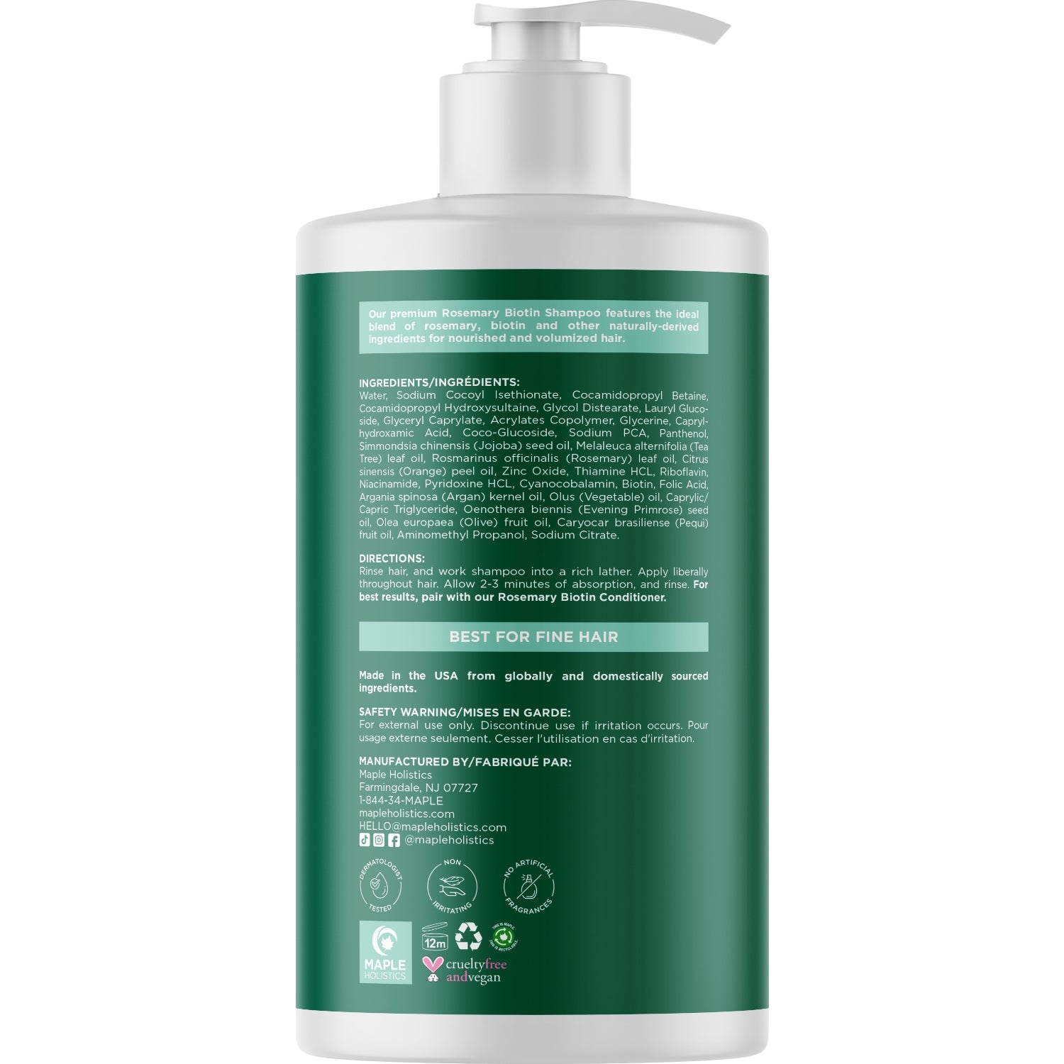 Rosemary Biotin Shampoo