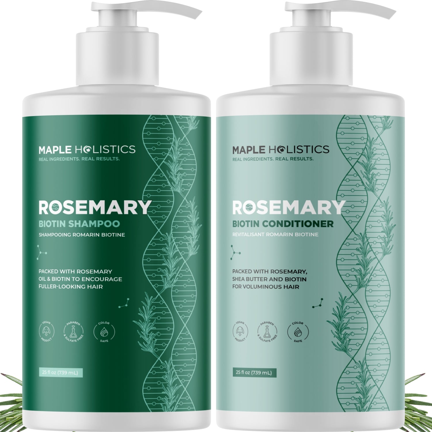 Rosemary Biotin Shampoo and Conditioner Set