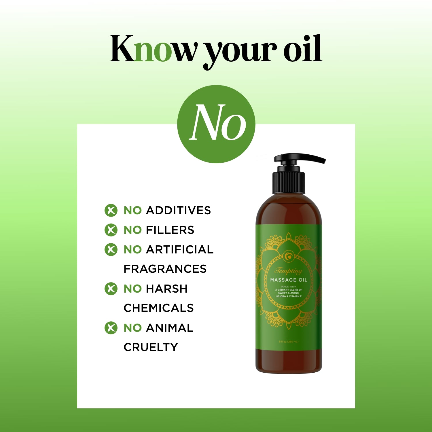 Tempting Massage Oil