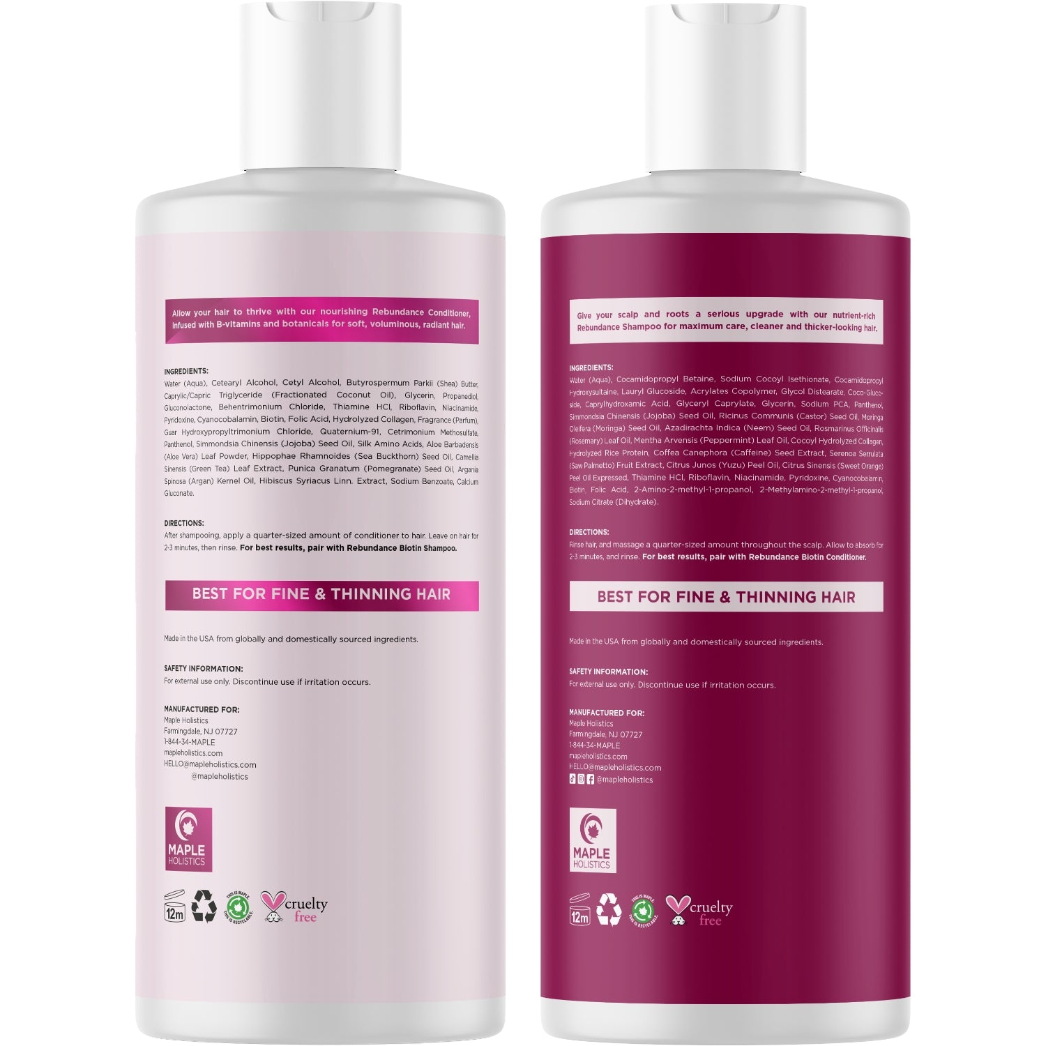 Women's REBUNDANCE™ Shampoo & Conditioner Set