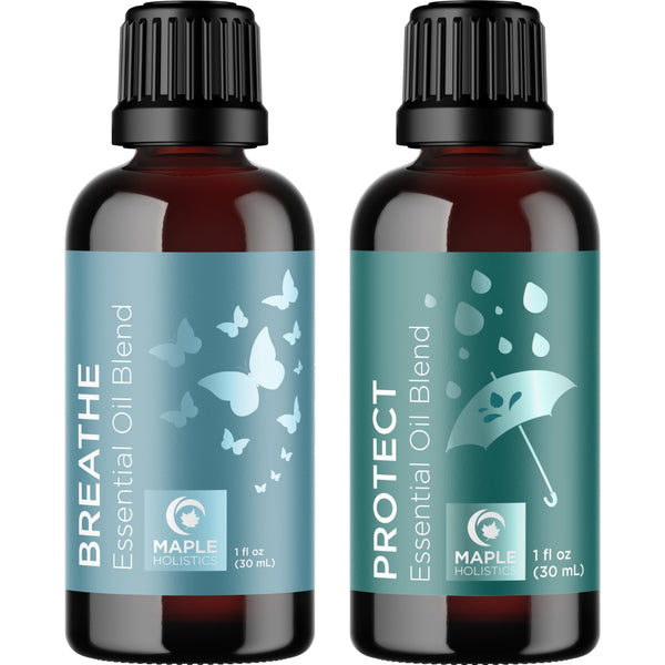 Breathe and Protect Essential Oil Blend Set