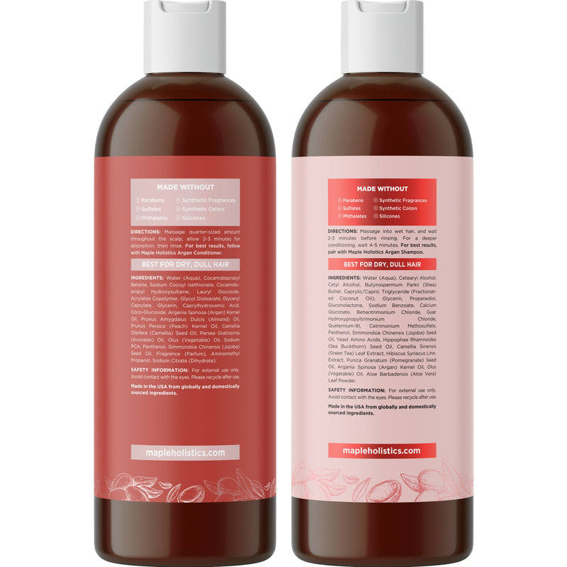 Argan Shampoo and Conditioner Set