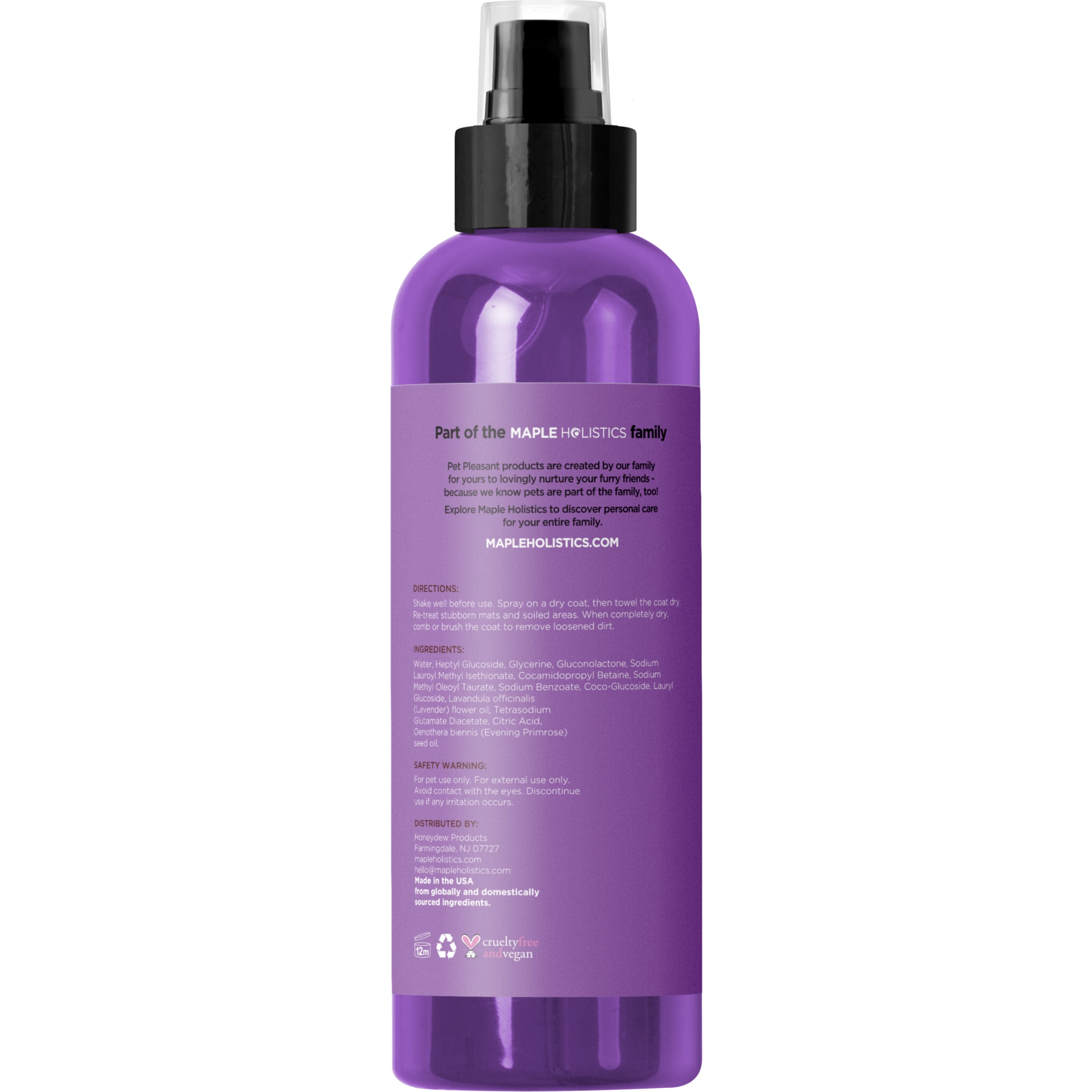 Nourishing Lavender Pet Spray