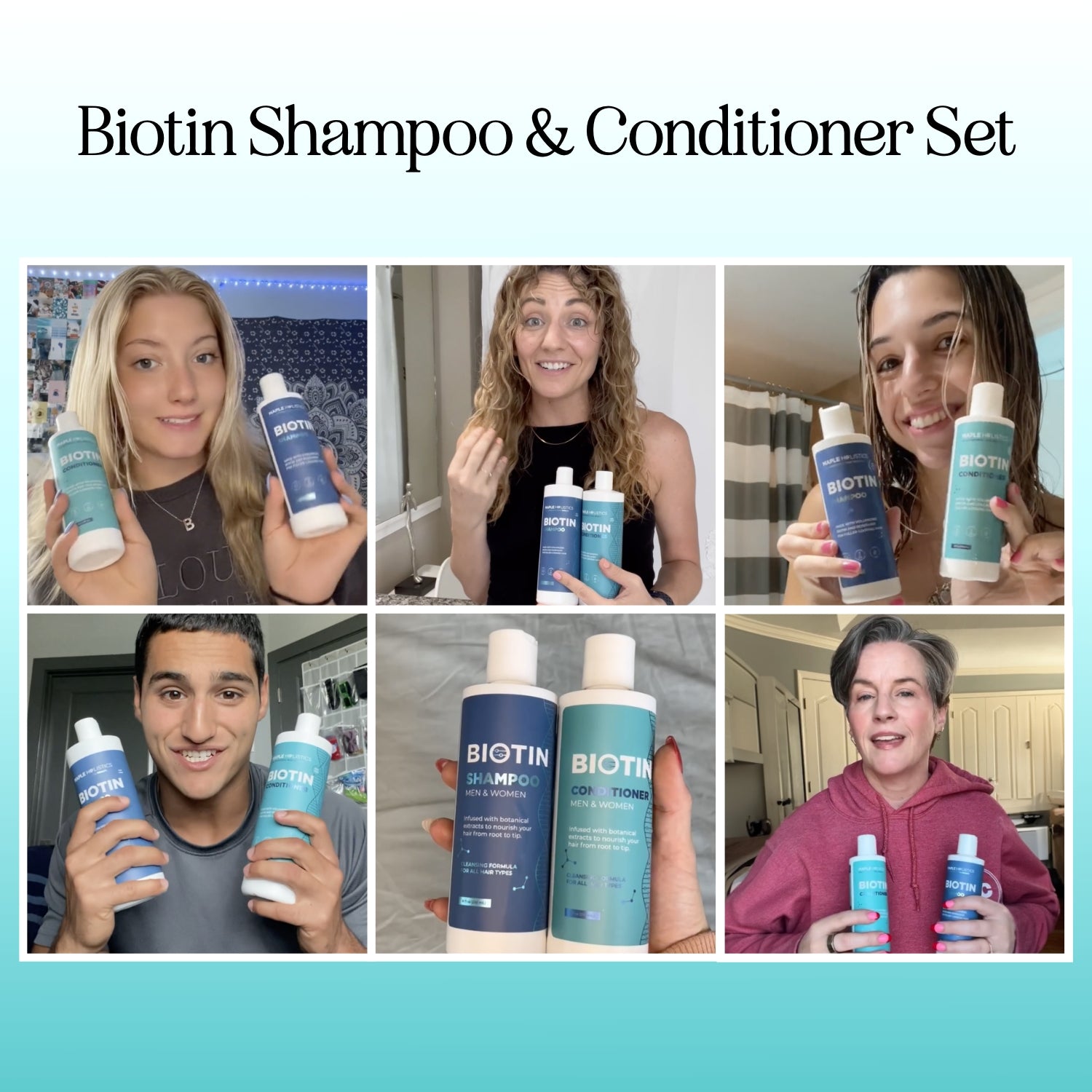 Biotin Shampoo and Conditioner Set - EU Shipping