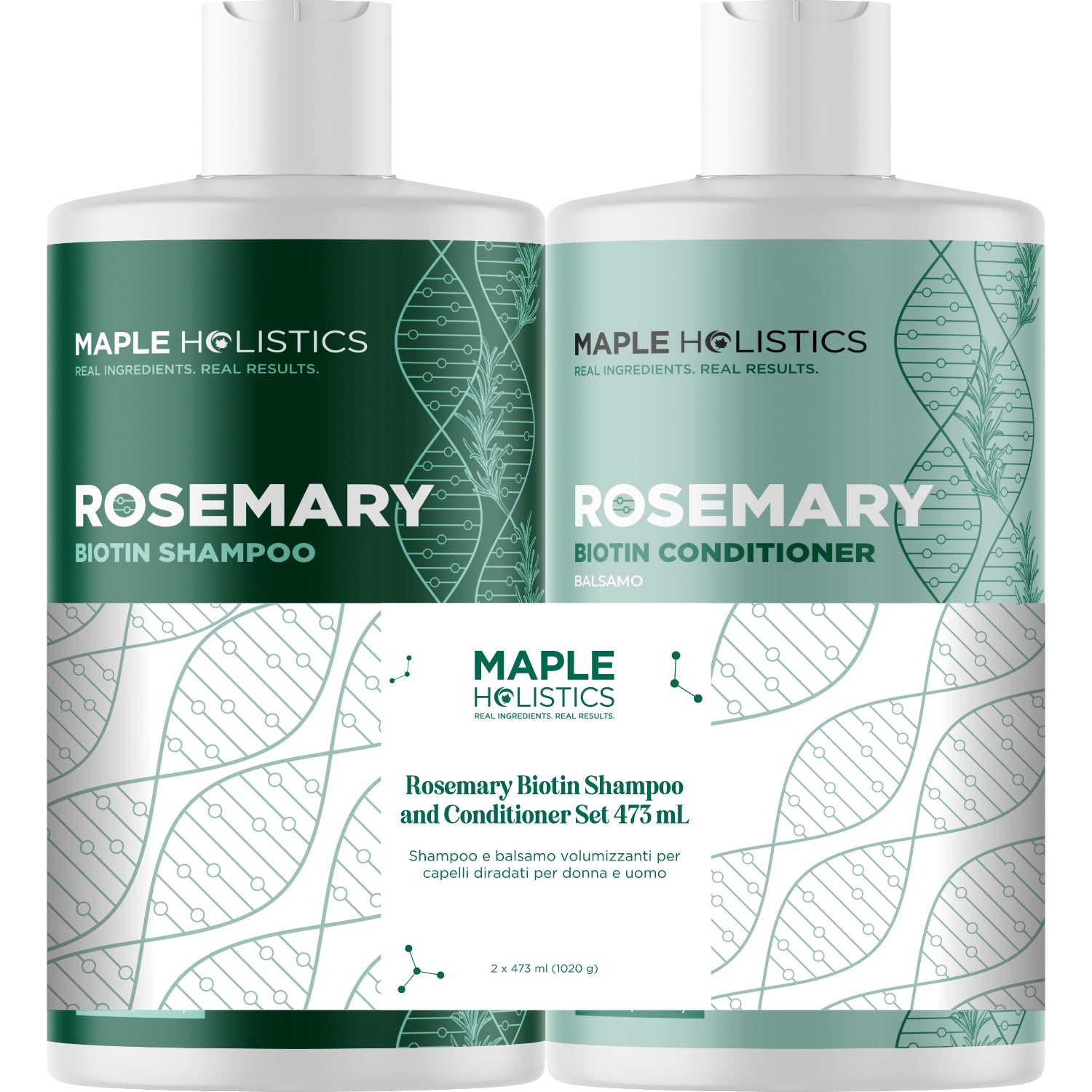 Rosemary Biotin Shampoo and Conditioner Set - EU Shipping