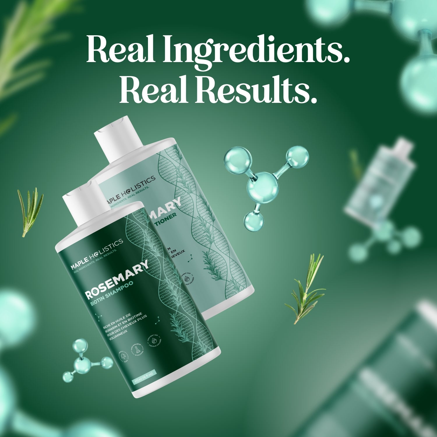 Rosemary Biotin Shampoo and Conditioner Set - EU Shipping
