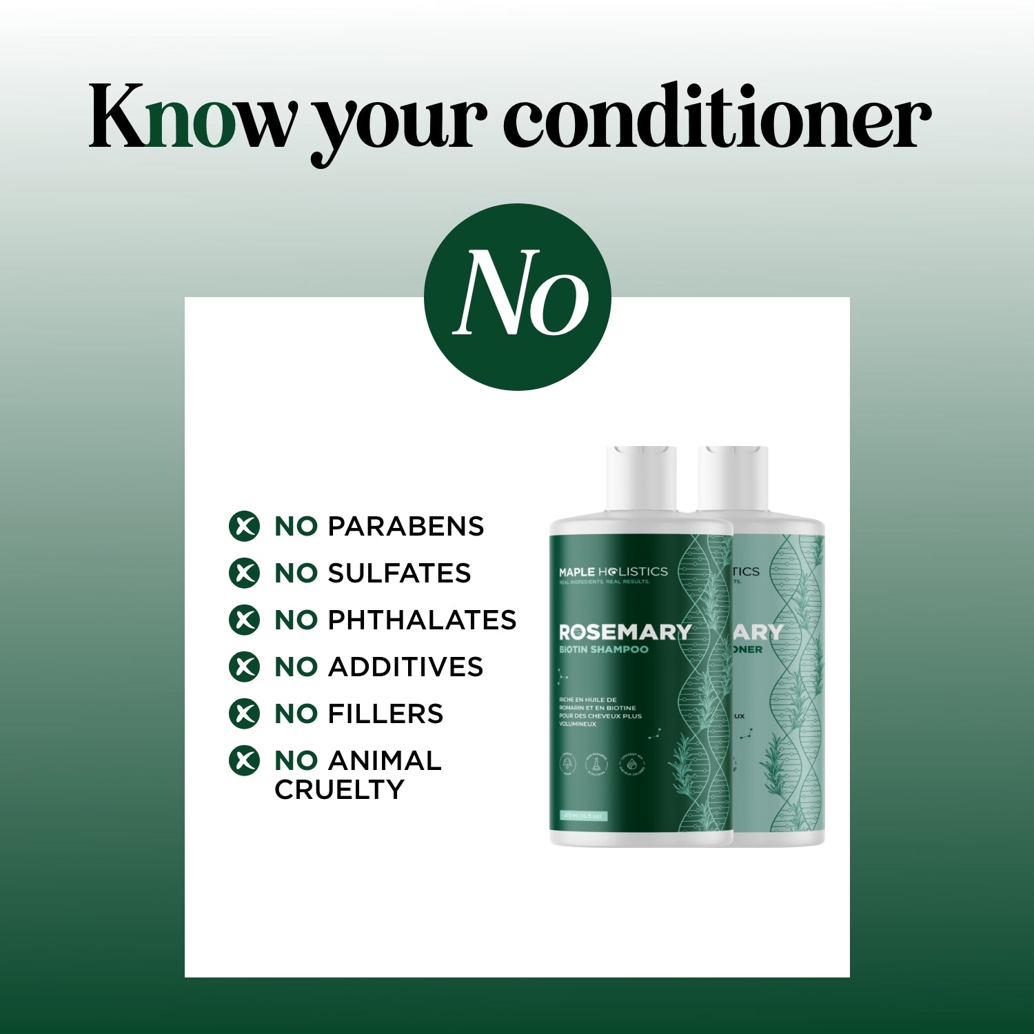 Rosemary Biotin Shampoo and Conditioner Set - EU Shipping