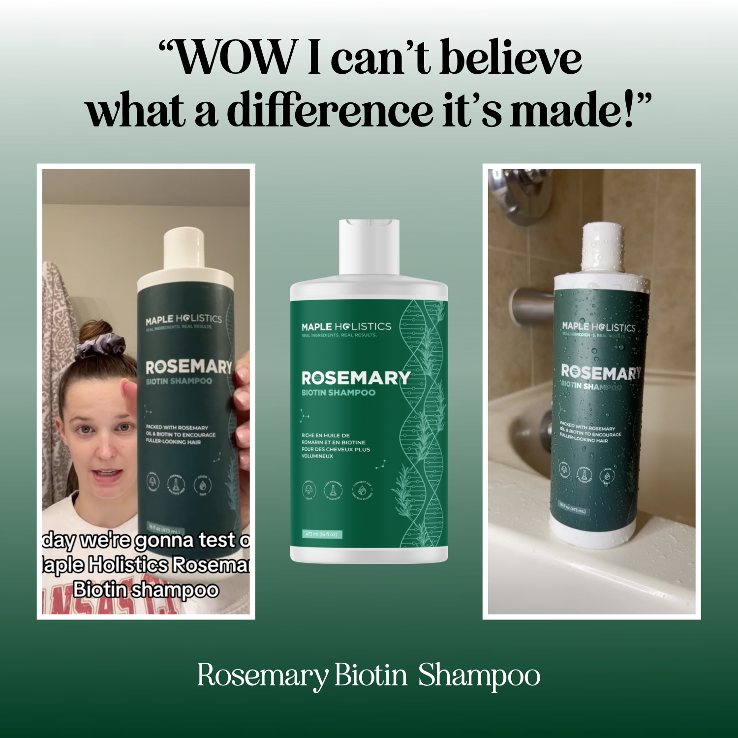 Rosemary Biotin Shampoo - EU Shipping