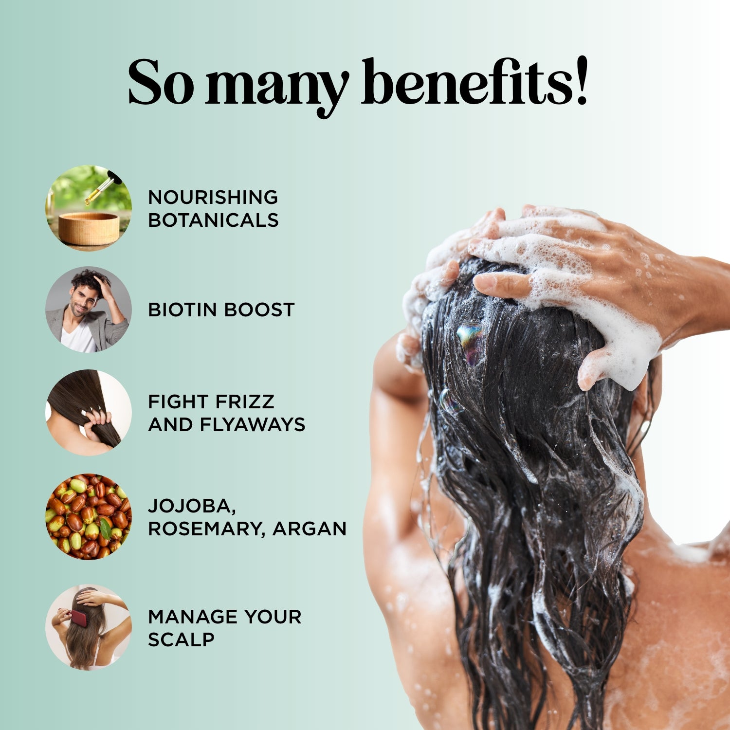 Rosemary Biotin Shampoo and Conditioner Set - EU Shipping