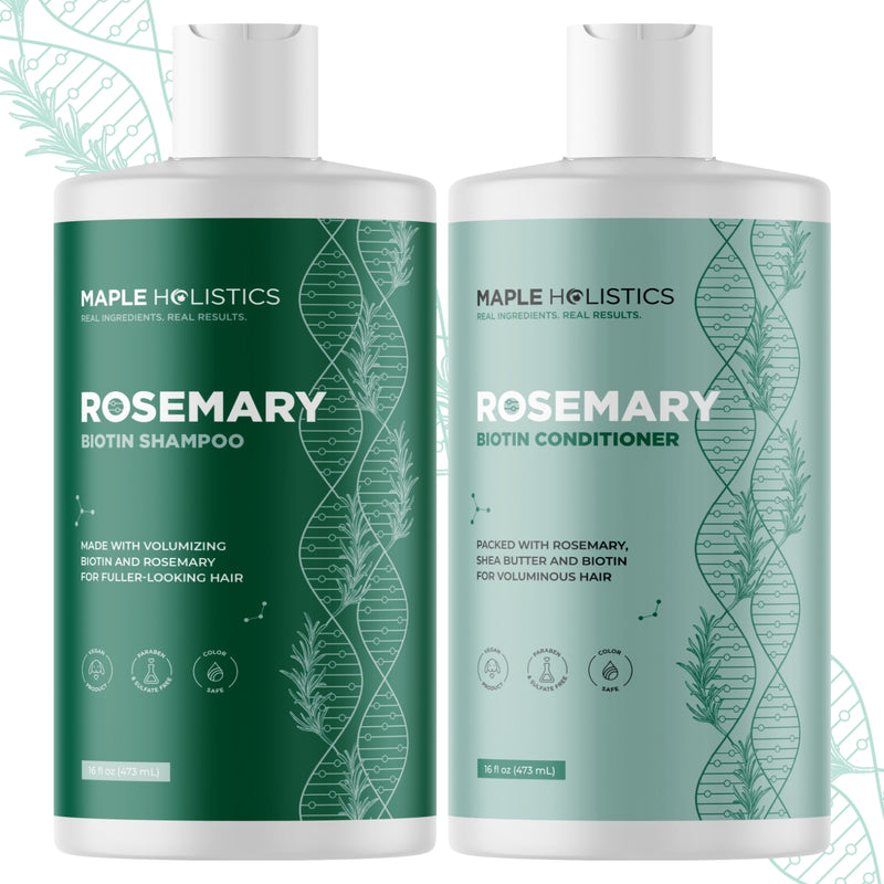 Rosemary Biotin Shampoo and Conditioner Set