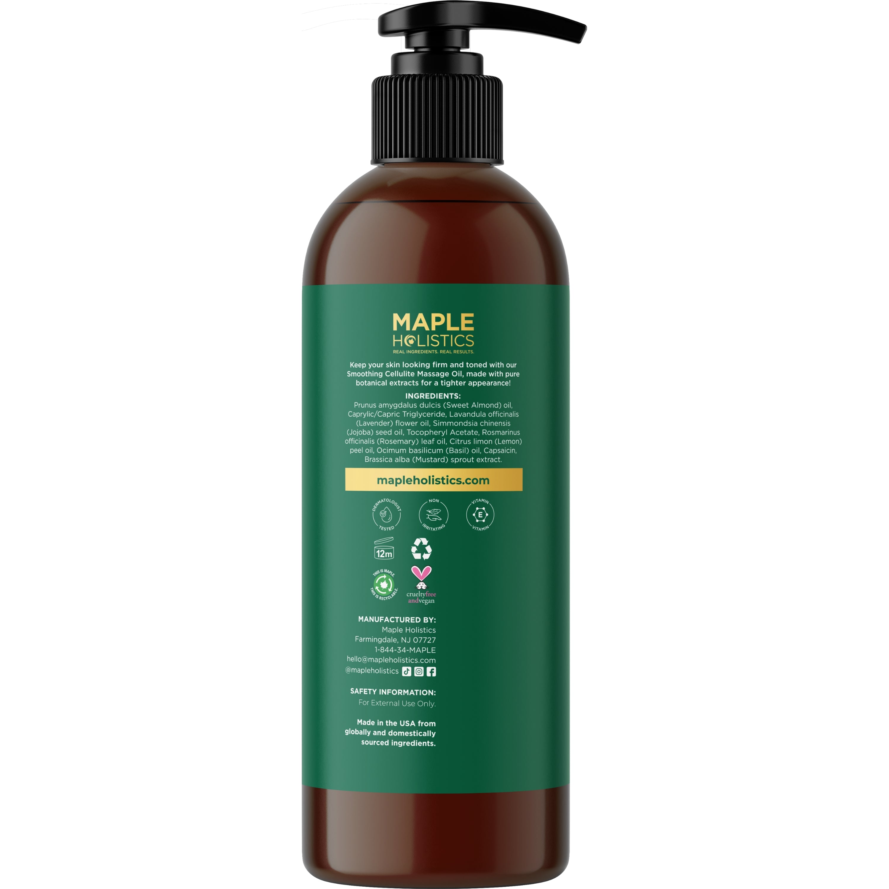 Smoothing Cellulite Massage Oil