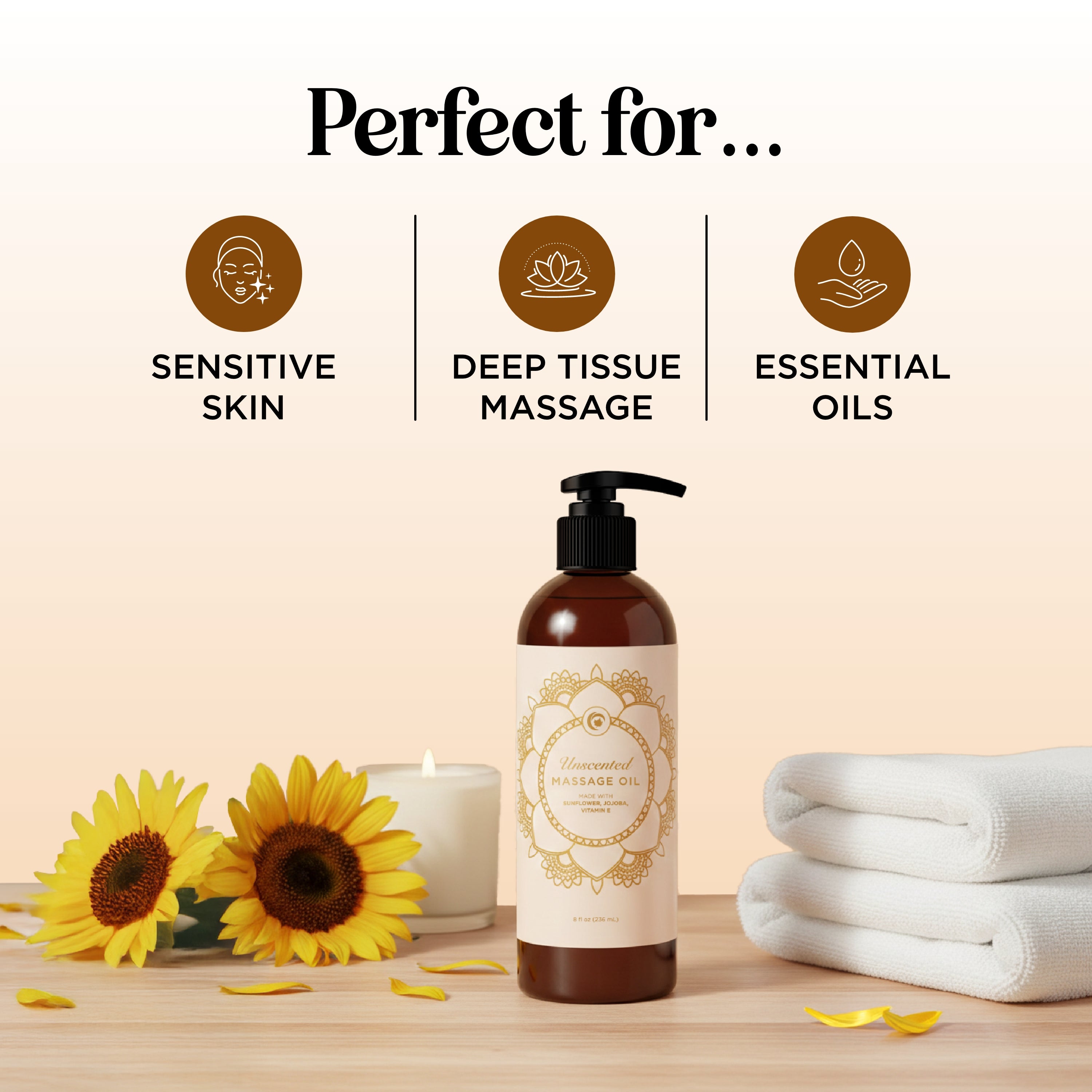 Unscented Massage Oil