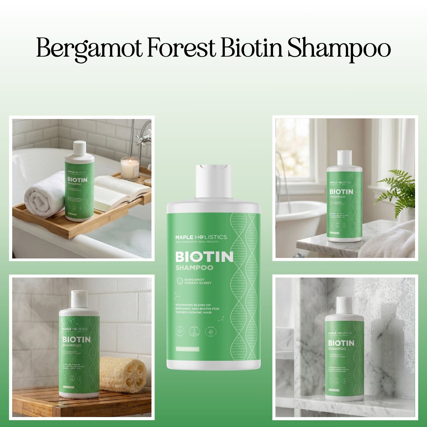 Bergamot Forest Biotin Shampoo