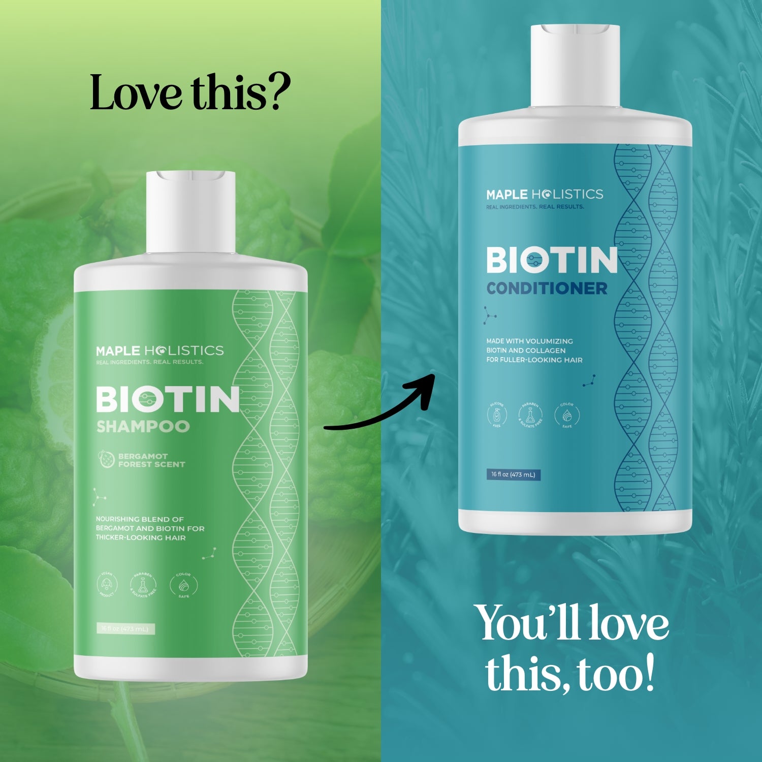 Bergamot Forest Biotin Shampoo