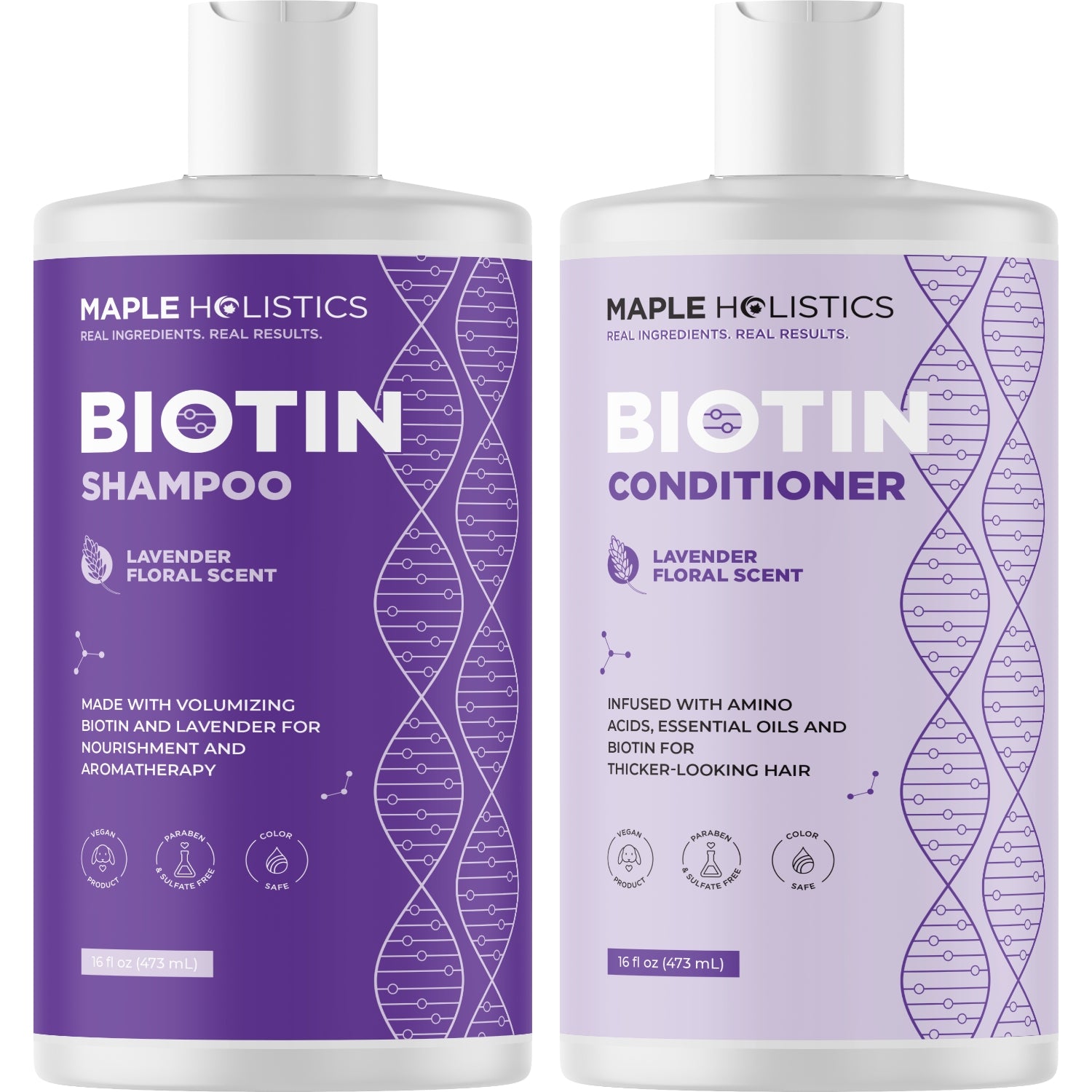 Lavender Floral Biotin Set