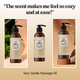 Very Vanilla Scented Massage Oil