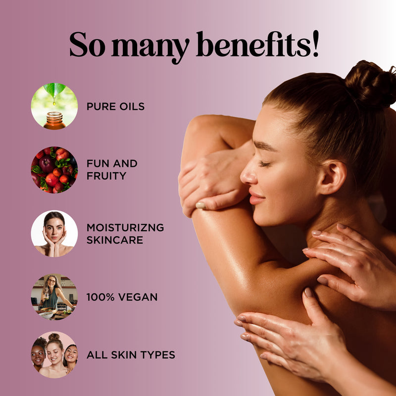 Sensual Berry Moisturizing Massage Oil