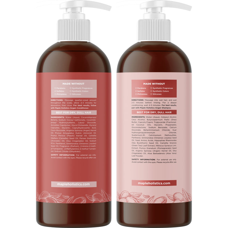 Argan Shampoo and Conditioner Set