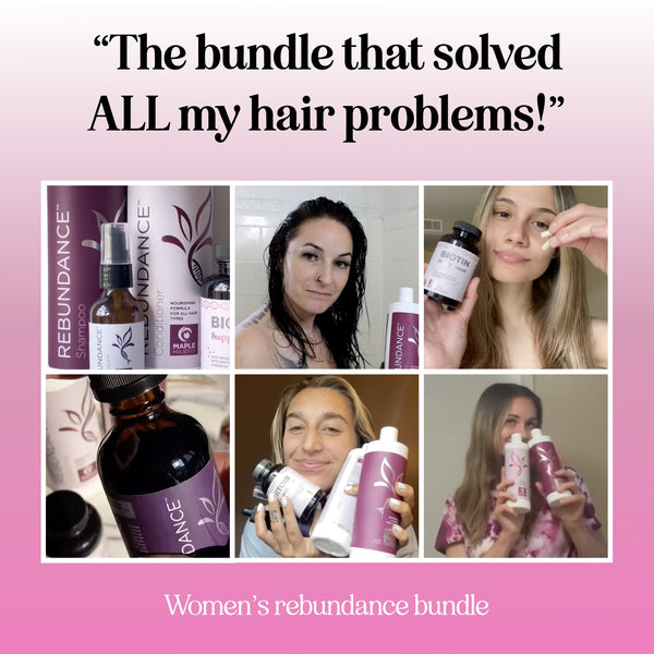 Women's REBUNDANCE™ Hair Loss Bundle