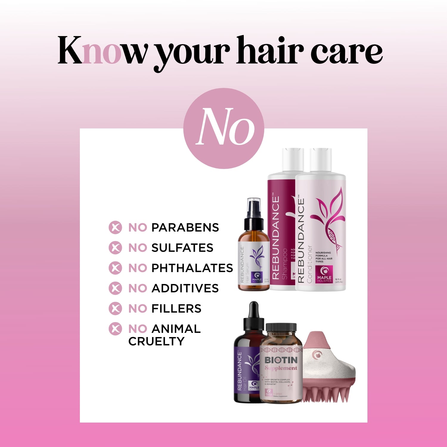 Women's REBUNDANCE™ Hair Loss Bundle