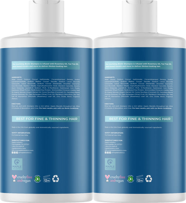 Biotin Shampoo 2-Pack