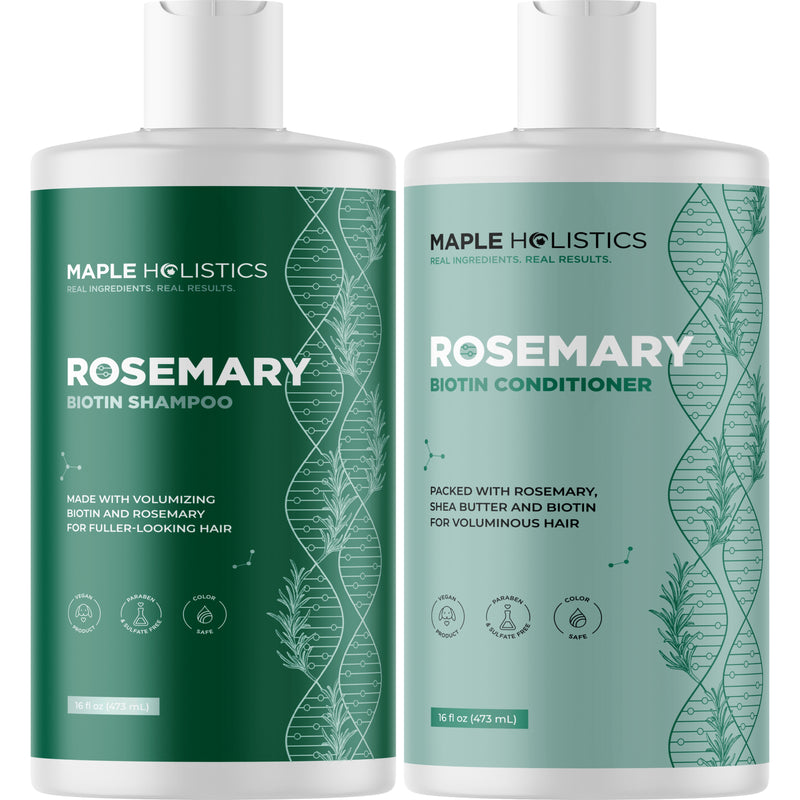 Rosemary Biotin Shampoo and Conditioner Set