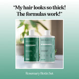 Rosemary Biotin Shampoo and Conditioner Set