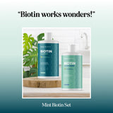 Mint Biotin Shampoo and Conditioner Set