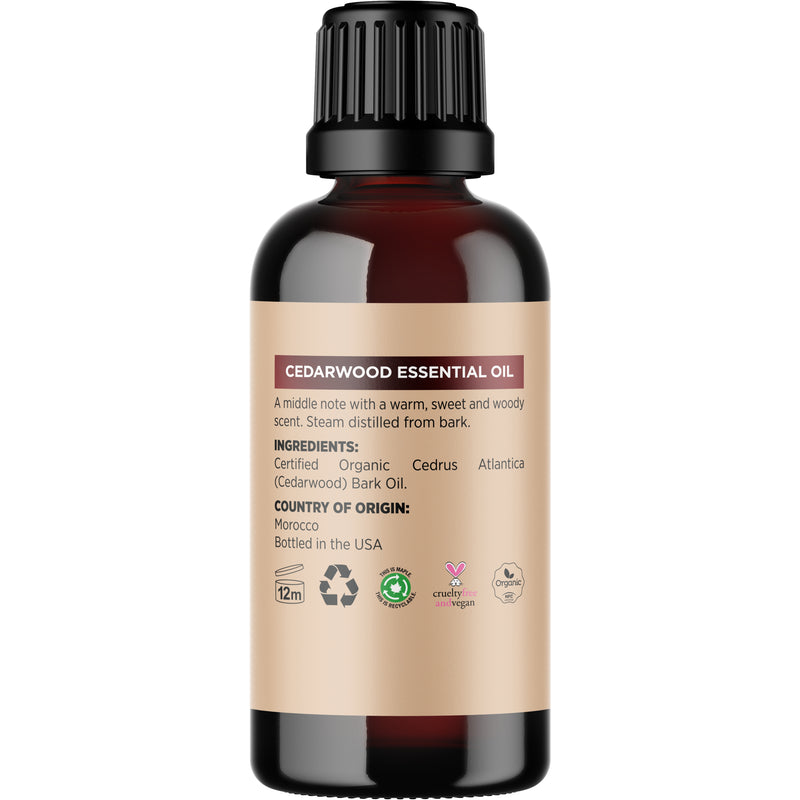 Organic Cedarwood Essential Oil